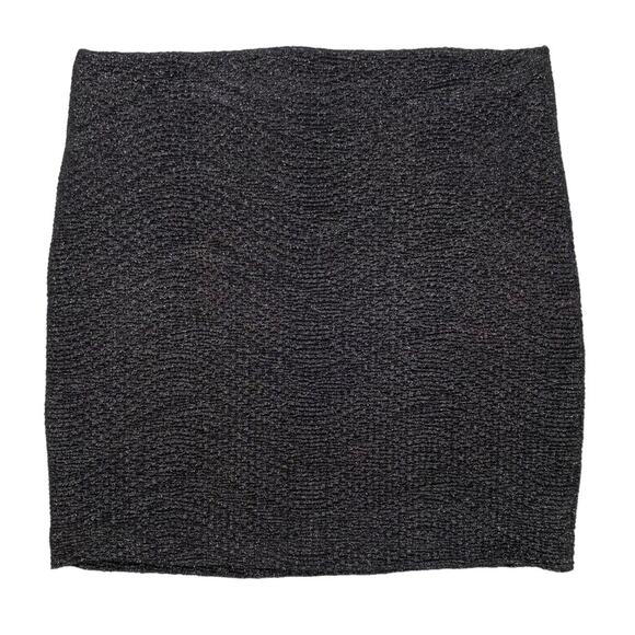 BCBGENERATION NWT Gunmetal Metallic Bodycon Mini Skirt Size XS Style ZUM3E029 - Picture 5 of 11